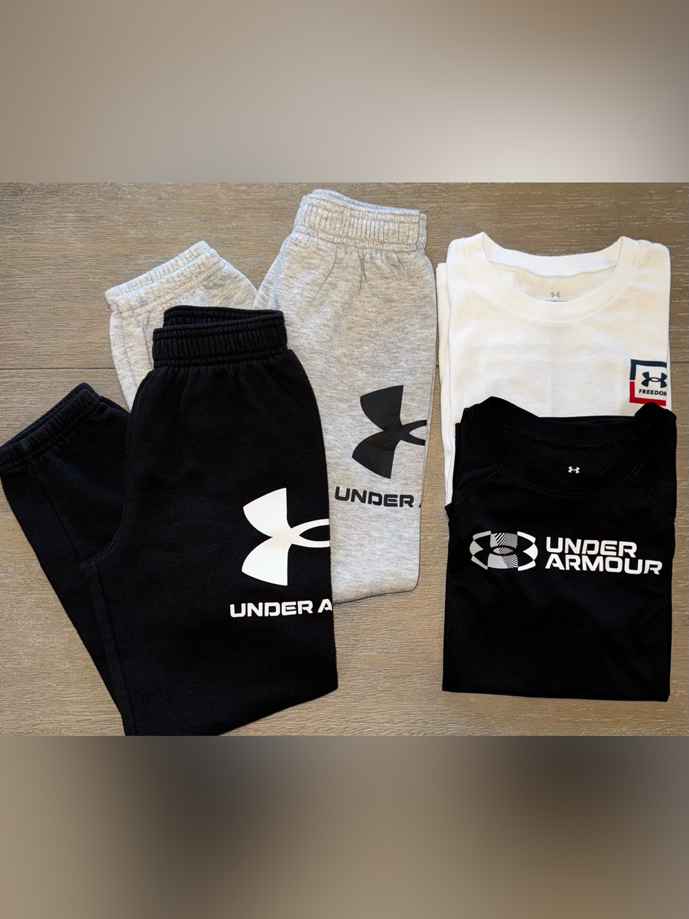 Under Armour Sweatpants and T-shirts